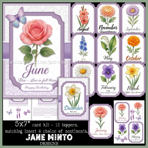 BIRTHDAY FLOWERS 5X7