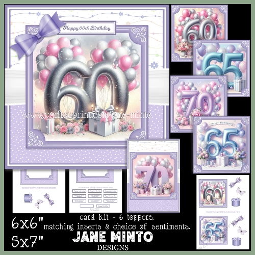 SPECIAL AGE BALLOONS 60, 65, 70 REQUEST