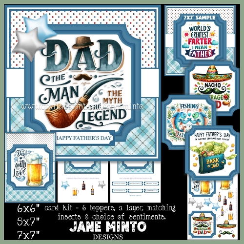 cup1375506_57683 - 7x7, 6x6, 5x7 -  THE DAD - birthday or fathers day