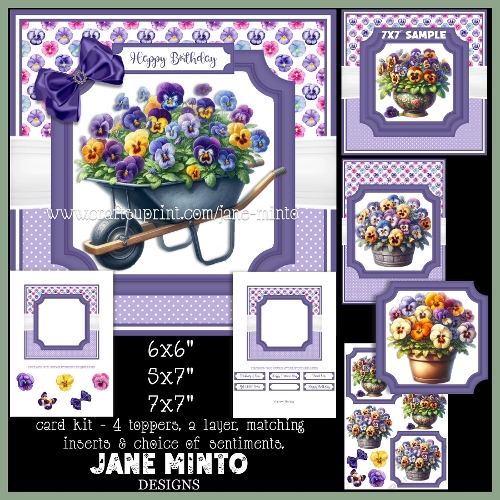 cup1378150_57683 - 6x6, 7x7, 5x7 - PRETTY PANSIES