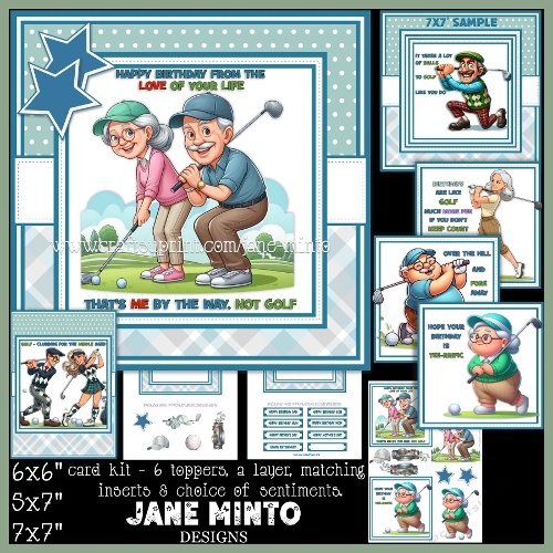 GOLF FUNNIES SET 3 - REQUEST