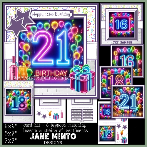 BIRTHDAY SIGNS 16, 18, 21