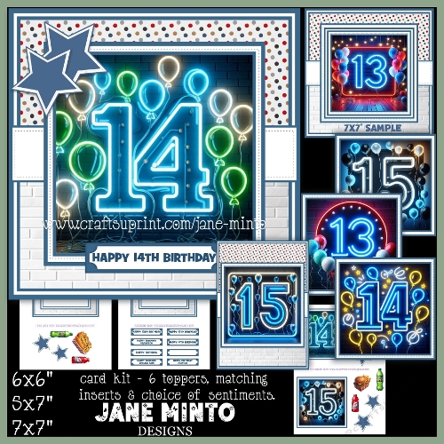 BIRTHDAY SIGNS 13, 14, 15 SET 2 - request