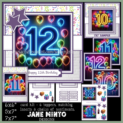 BIRTHDAY SIGNS 10,11,12 request