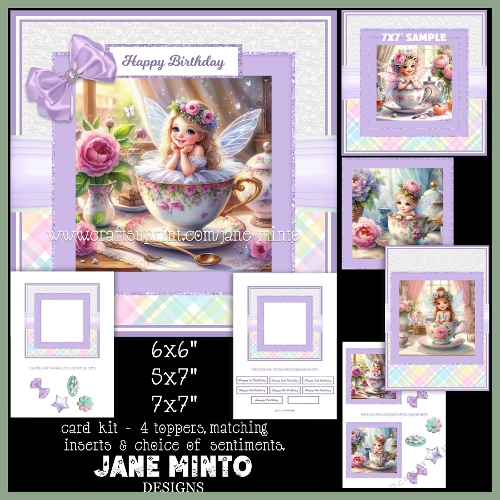 Image of cup1380626_57683 - TEACUP FAIRY REQUEST with square frame