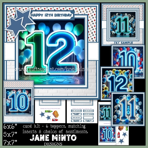 BIRTHDAY SIGNS boys - ages 10, 11, 12 REQUEST