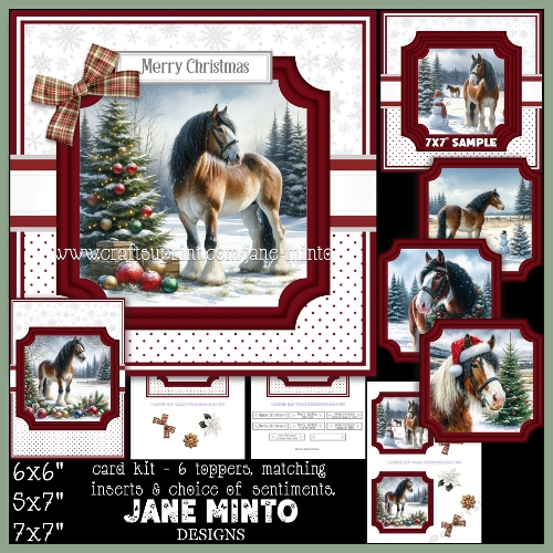cup1382816_57683 - CHRISTMAS CLYDESDALE set 2