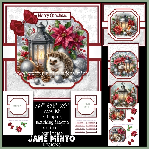 5x7, 7x7, 6x6 - COZY CHRISTMAS LANTERN
