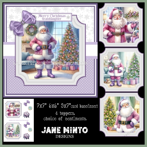 PASTEL SANTA 7x7, 5x7, 6x6