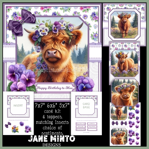PRETTY PANSY COW