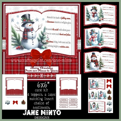 cup1393081_57683 - THE CHRISTMAS SNOWMAN 6x6