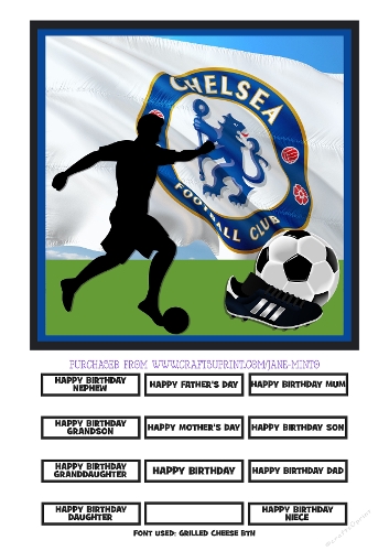 CHELSEA FC quick card REQUEST