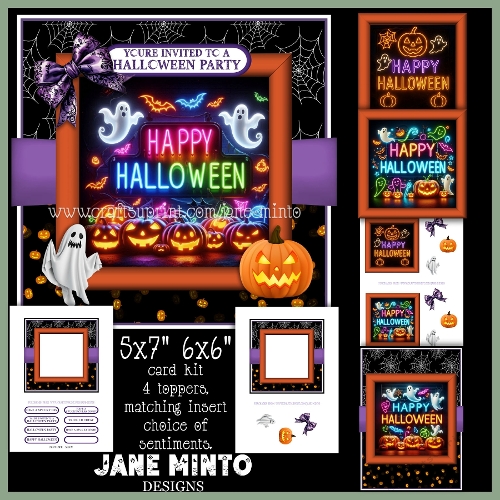 HAPPY HALLOWEEN 6x6 & 5x7