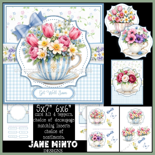 cup1395879_57683 - TEACUP FLOWERS 6x6 5x7