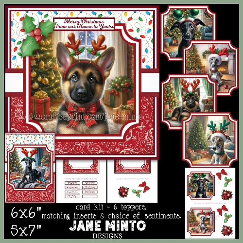 FUN AT CHRISTMAS 6x6 5x7