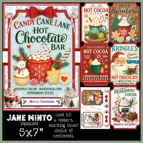 CHRISTMAS HOT CHOCOLATE  5x7