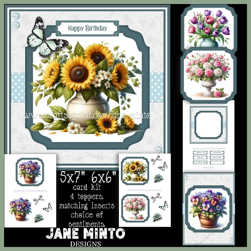 FAVOURITE FLOWERS 6x6 5x7