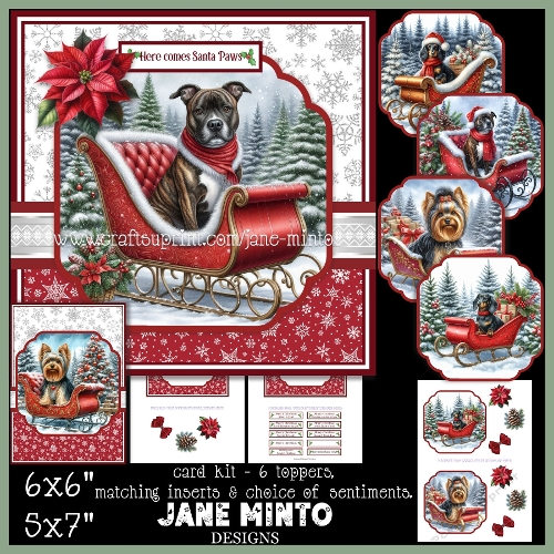 cup1398761_57683 - HERE COMES SANTA PAWS set 2 request