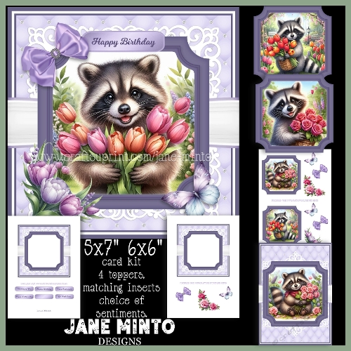 cup1400032_57683 - RACCOON FLOWERS 6x6 5x7