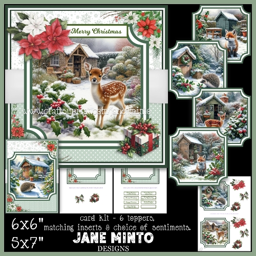cup1403321_57683 - CHRISTMAS GARDEN VISITORS 6x6 5x7