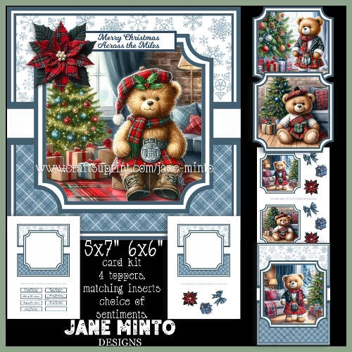 cup1403323_57683 - TARTAN TEDDY 6x6 5x7