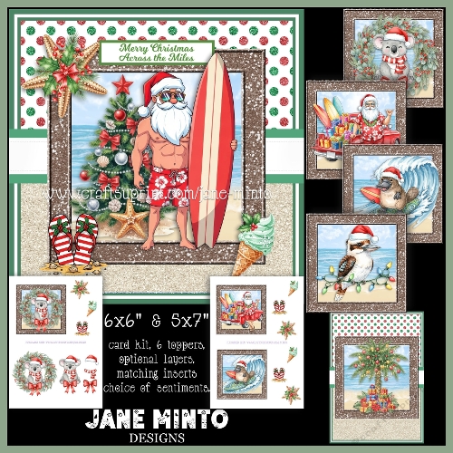 CHRISTMAS IN THE SUN 6x6 5x7
