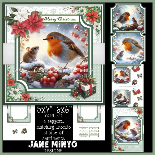 CHRISTMAS FRIENDS 6x6 5x7