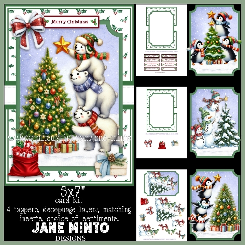 5x7 STAR ON THE TREE