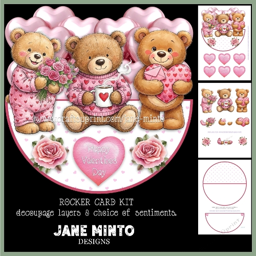 cup1424571_57683 - LOVE BEARS rocker card