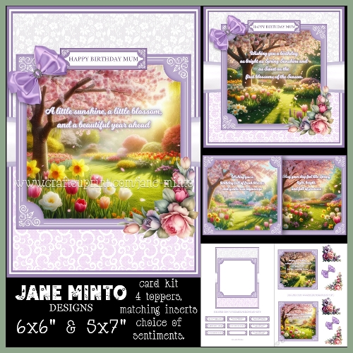 SPRING BIRTHDAY 6x6 5x7