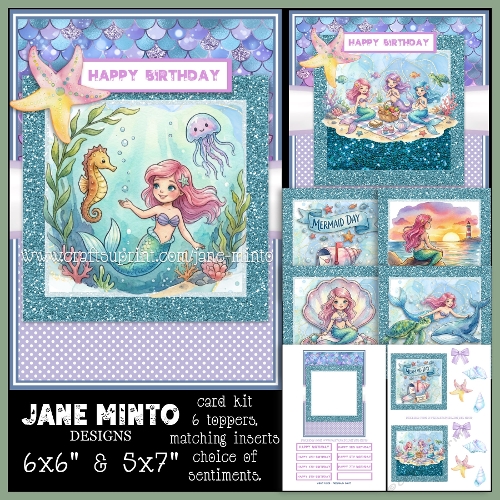 6x6 5x7 MERMAID FUN