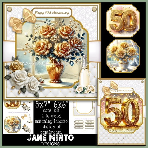 GOLDEN ANNIVERSARY 6x6 5x7