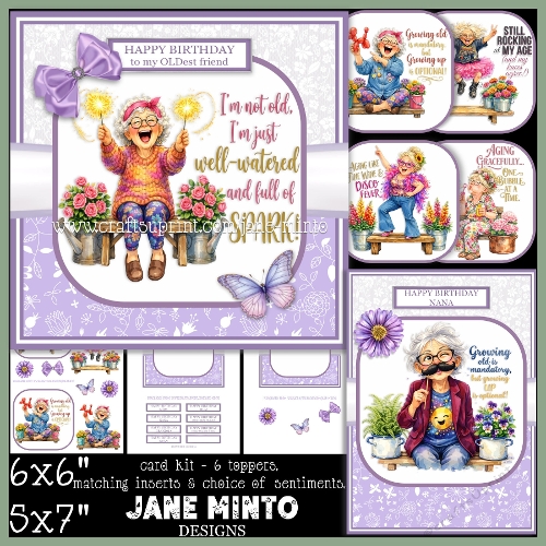 FUN GRANDMAS 5x7 6x6