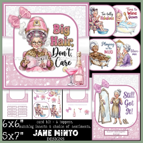 GLAMOROUS GRANDMAS 5x7 6x6