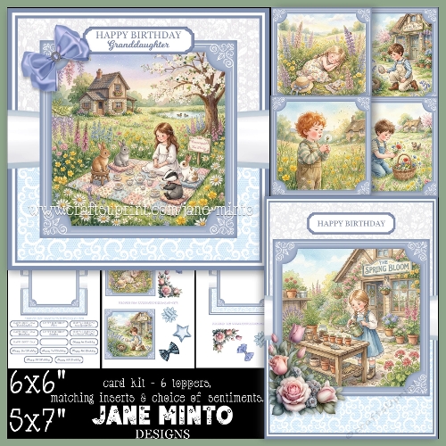 FUN IN THE COUNTRYSIDE set 2 5x7 6x6