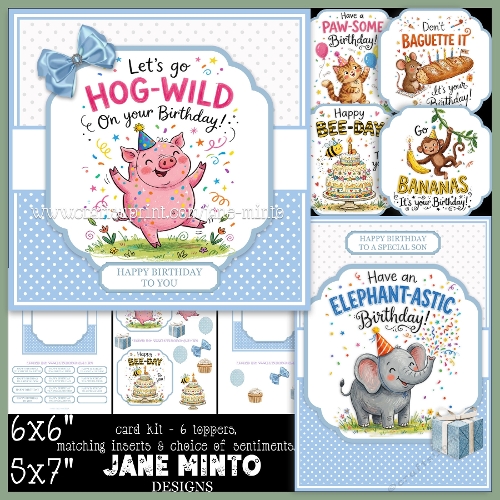 5x7 6x6 PARTY ANIMALS