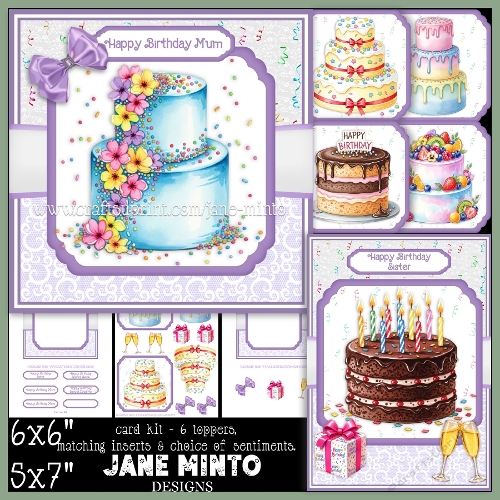 cup1443070_57683 - 5x7 6x6 BIRTHDAY CAKE toppers 