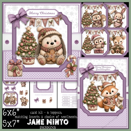 WOODLAND CHRISTMAS set 2