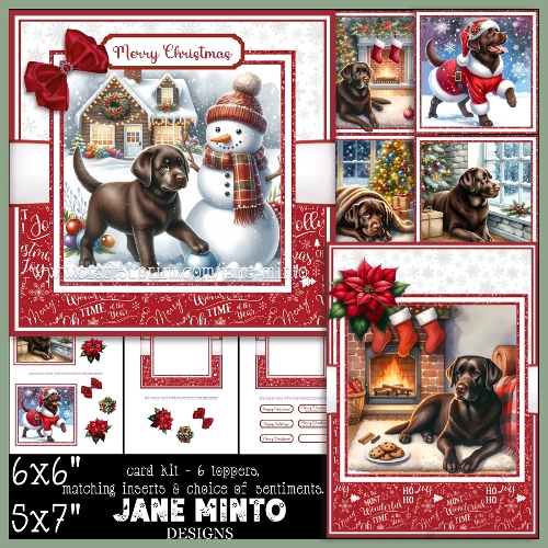CHOCOLATE LABRADOR CHRISTMAS