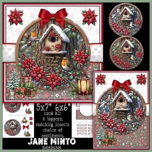 CHRISTMAS WOODLAND BIRDS