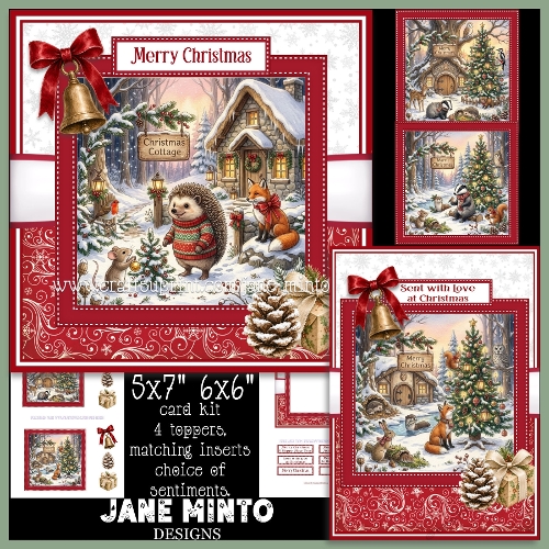 CHRISTMAS WOODLAND COTTAGE