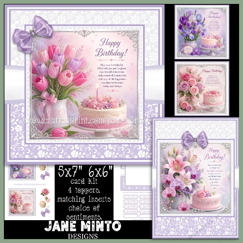 BIRTHDAY CAKE & FLOWERS