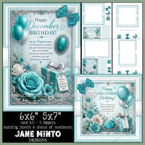 6X6 5X7 DECEMBER BIRTHDAY