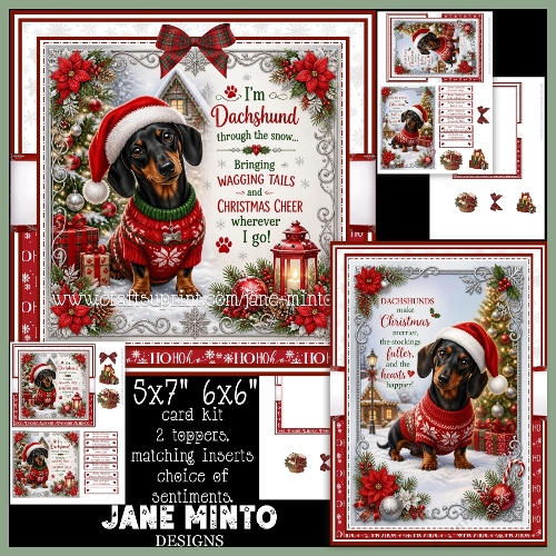 CHRISTMAS DACHSHUND