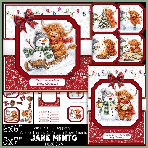 MOOEY CHRISTMAS 5x7 6x6
