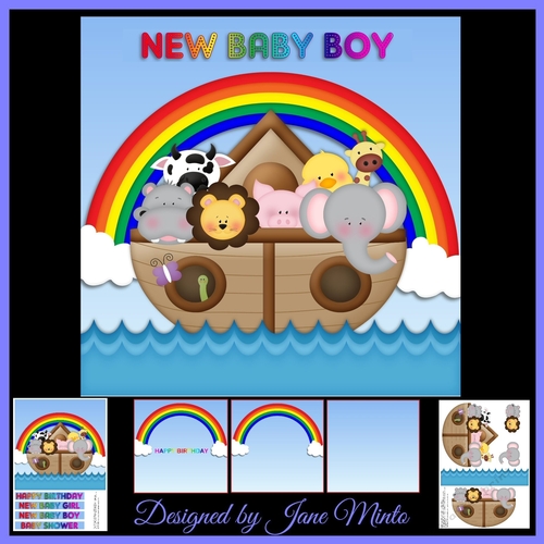 NOAHS ARK mini kit - baby or birthday