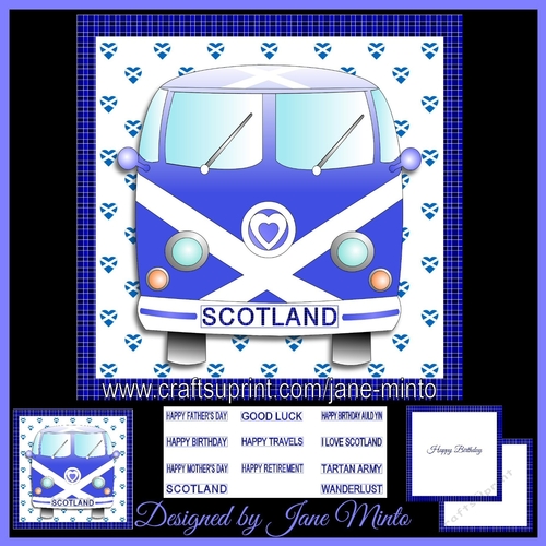 SCOTTISH CAMPER VAN quick card kit 