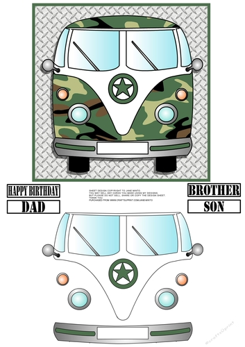CAMOUFLAGE CAMPER 