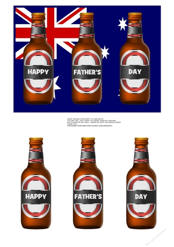 7x5 AUSSIE BEER 