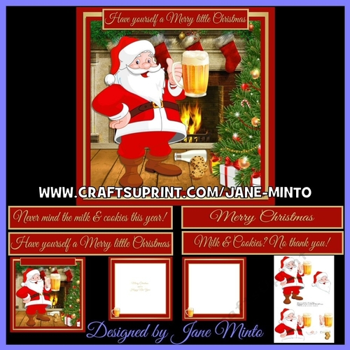MILK & COOKIES? NO THANK YOU! SANTA BEER - MINI KIT